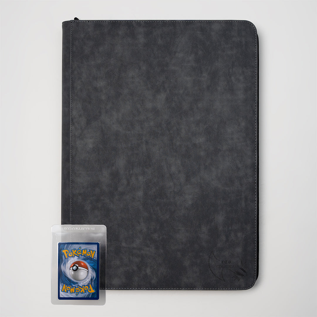 binder for card savers Binder Zip Card Saver 360 cartes Black – TCG-COLLECTION